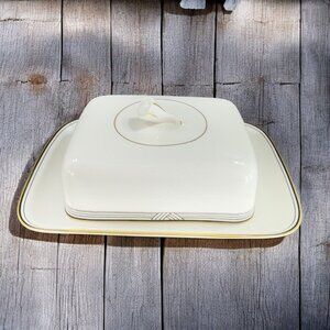Christopher Stuart Empire House Butter Dish Fine Porcelain Thailand Bone‎ China